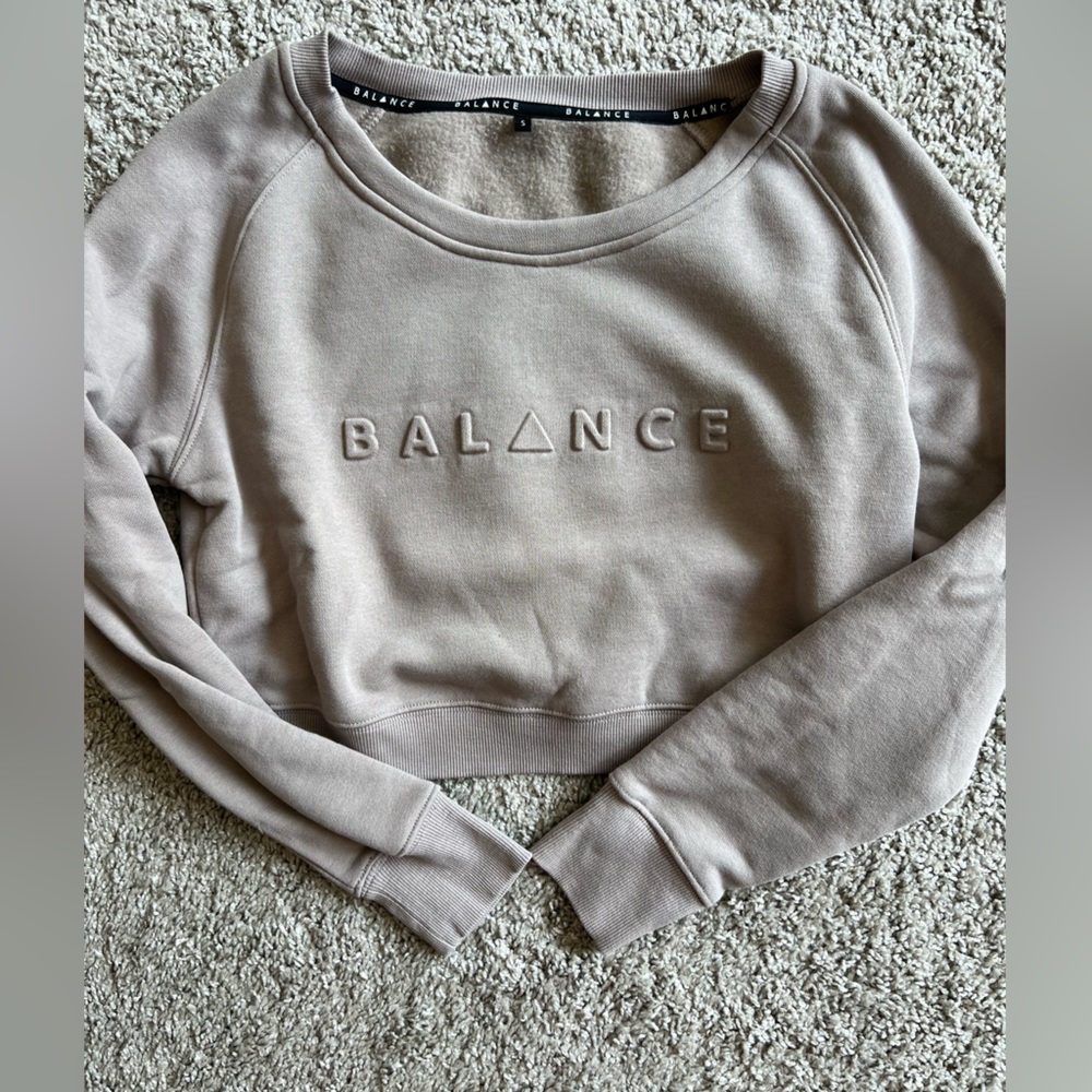 Balance (now known as Vitality) crop sweatshirt